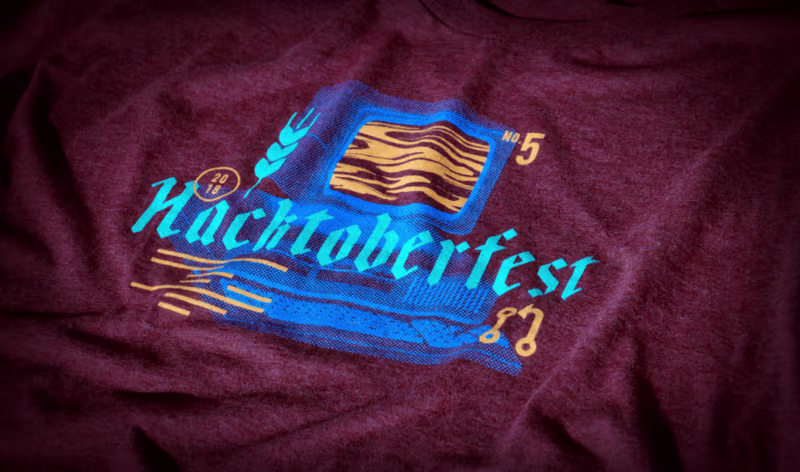 Desain baju hacktoberfest 2018