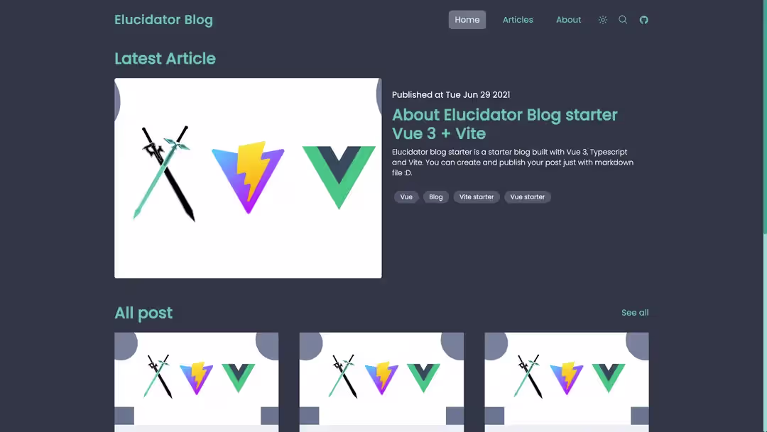 Elucidator Blog Starter
